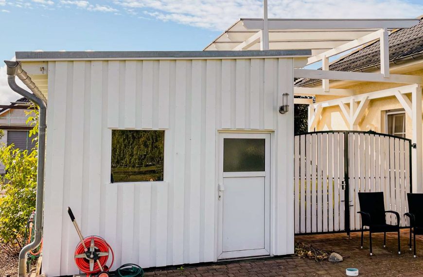 Eine neue Garage, die jedes Wetter aushält